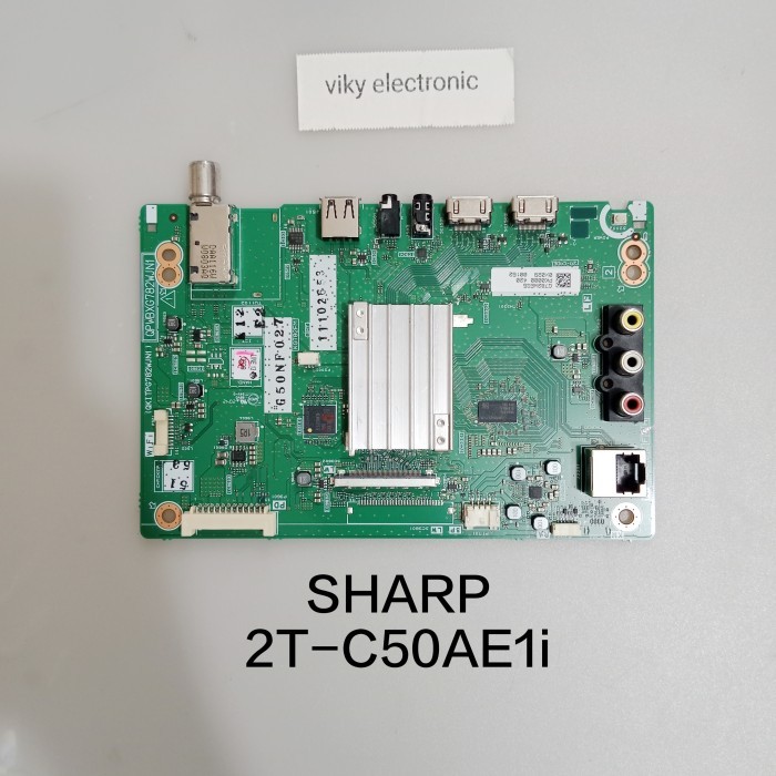 MAINBOARD TV SHARP 2T-C50AE1I MB MODUL MOBO MESIN TV SHARP 2T-C50AE1I