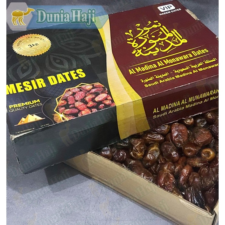 

Kurma Mesir Dus 3Kg Gizza Egypt Dates Korma Mesirr Madu Premium Asli