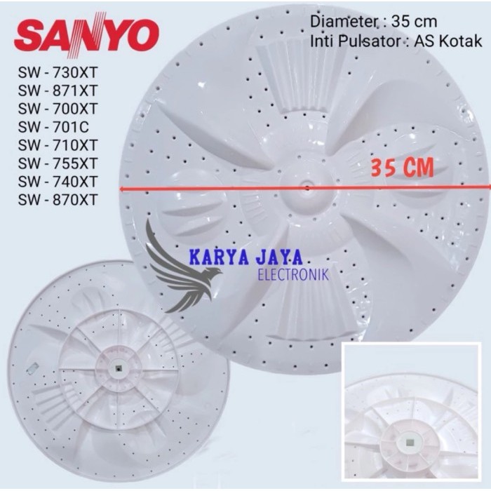 PULSATOR / PUTARAN MESIN CUCI SANYO