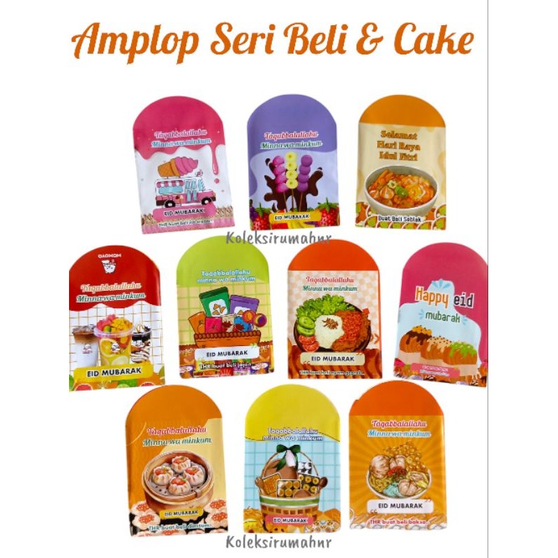 

PROMO!! Amplop Seri Beli & Cake