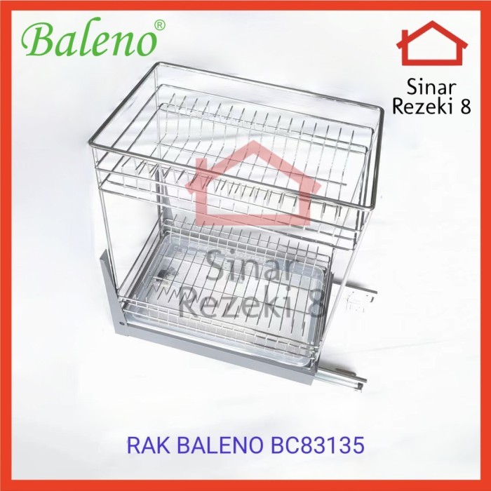 Rak Piring 2 Susun Lemari Tarik Taco Hw - 023I / Dapur Dalam