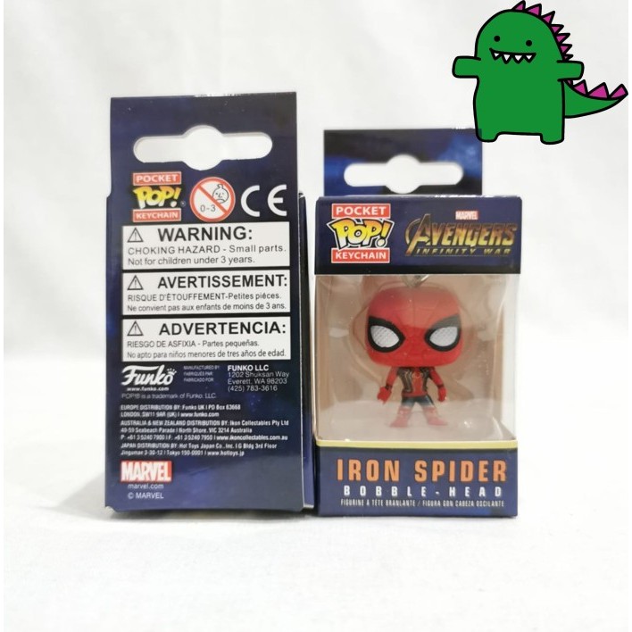 POCKET POP KEYCHAIN MARVEL IRON SPIDER FUNKO