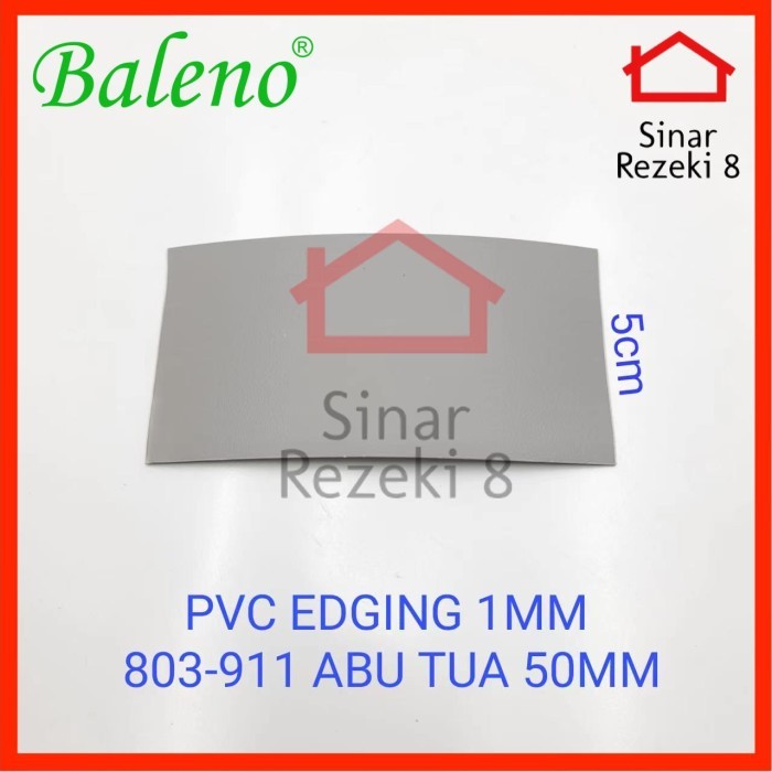 Laci - Edging Hpl 803-911 Abu Tua 50 Mm / 5 Cm Pvc Pinggiran Meja Kayu Taco