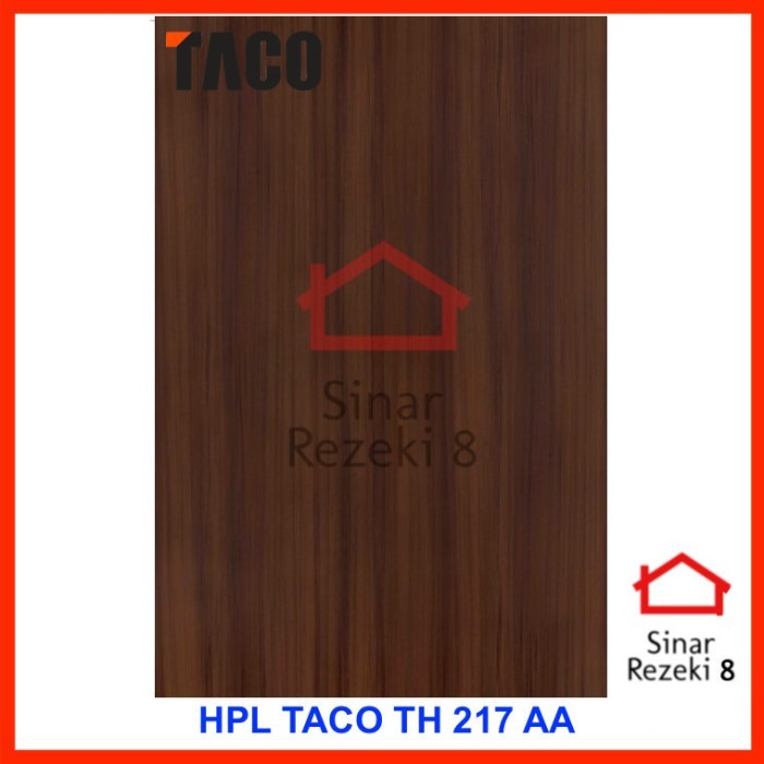 Laci - Hpl Taco Th 217 Aa / Brilliant Teak / Woodgrain Urat Serat Kayu Coklat