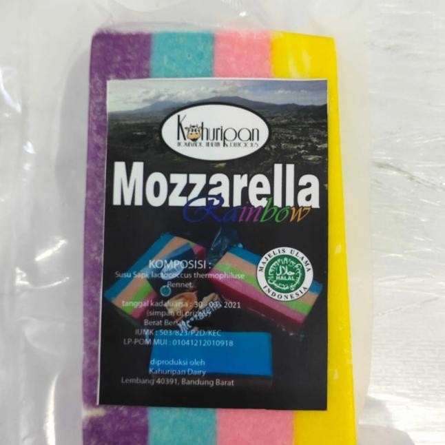 

Keju Mozarella Kahuripan - Keju Putih - Keju Rainbow - 230Gr