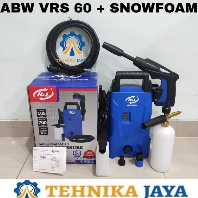 Steam Jet Cleaner H&L Abw Vrs 60 Mesin Semprot Air Cuci Mobil Motor Ac