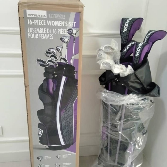 BNIB Callaway Strata Ladies Plus Full Set / Stik Golf Full Set Wanita