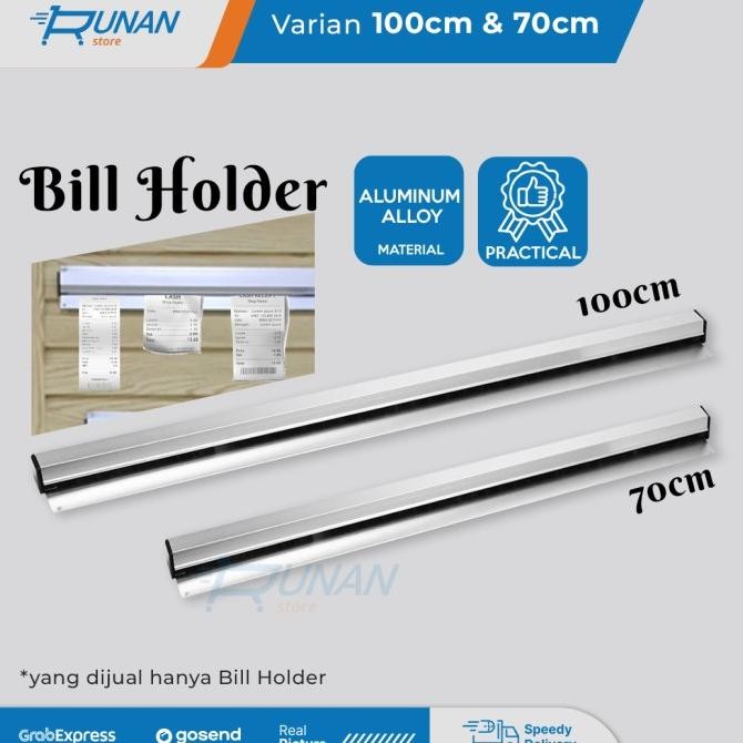 

BEBAS ONGKIR - Bill Holder 70cm - Penjepit Bon Jepitan Nota Restaurant - Bill Grabber