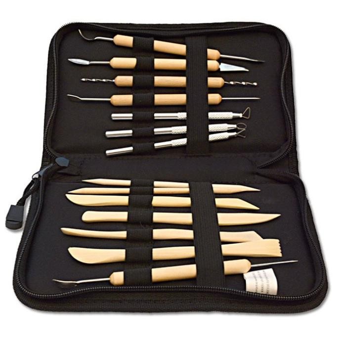 

Sculpting Tool Set / Butsir Set / Pisau Ukir Set 14 In 1 (Bonus Tas) Proses Cepat