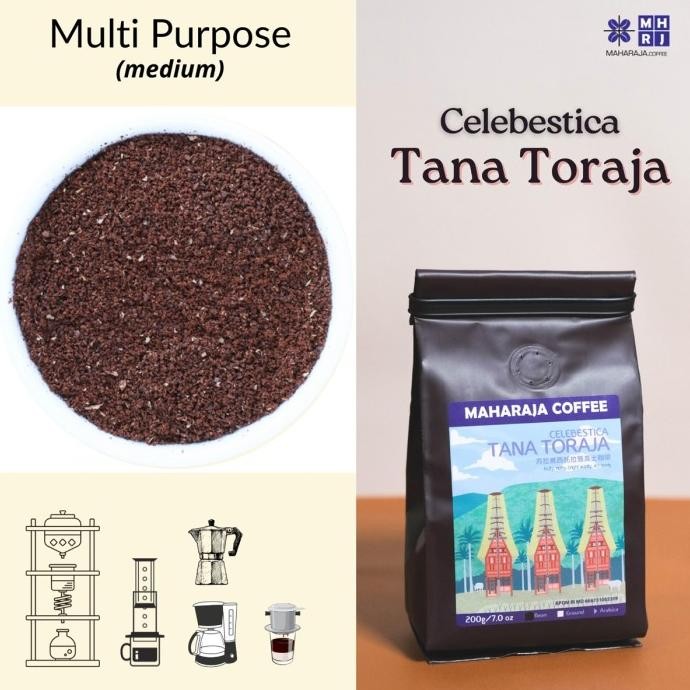 

Fresh Roast Kopi Tana Toraja Sangrai Celebestica 200G Arabica Coffee