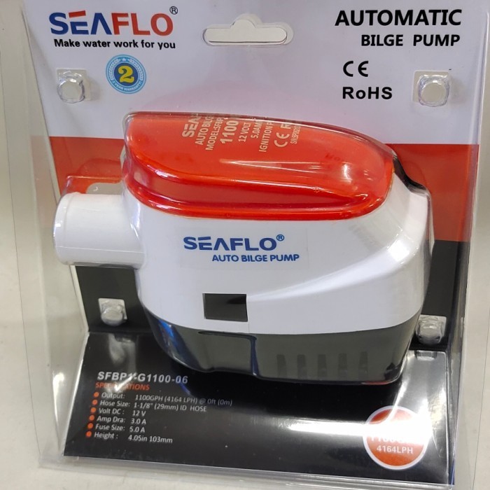 

Beli - Automatic Bilge Pump Seaflo 1100 Gph -24V / Pompa Celup Kapal