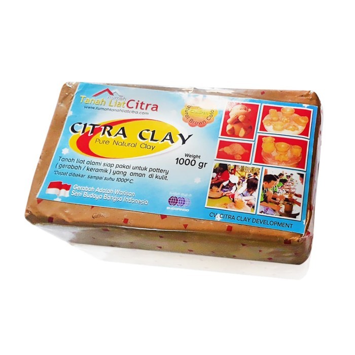 

Beli - Citra Tanah Liat Modelling Clay Lempung Original Natural 1 Kg Pure