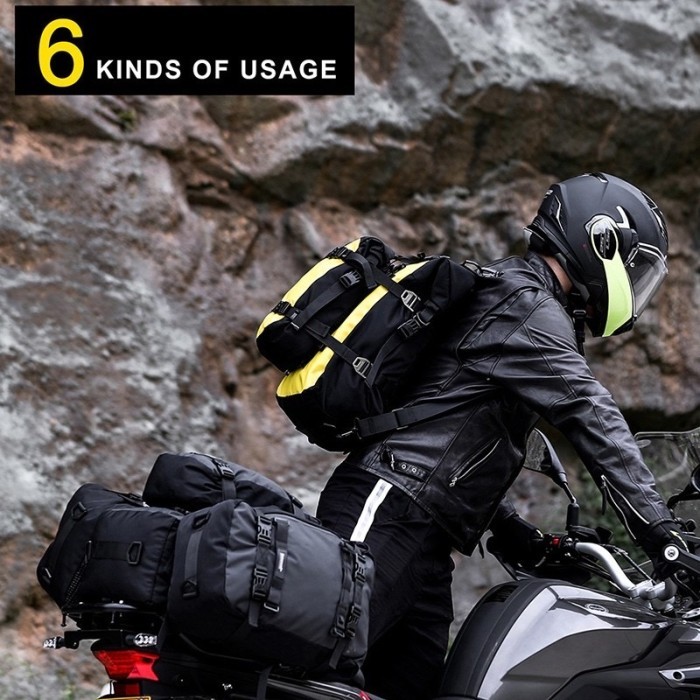 Rhinowalk - Waterproof Motorcycle Tailbag Tankbag Sidebag Pannier Bag