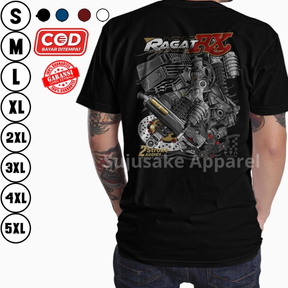 Baju Kaos Atasan Ragat Rx King Distro Original Sujusake Apparel Murah Keren Bahan Cotton Combed Teba