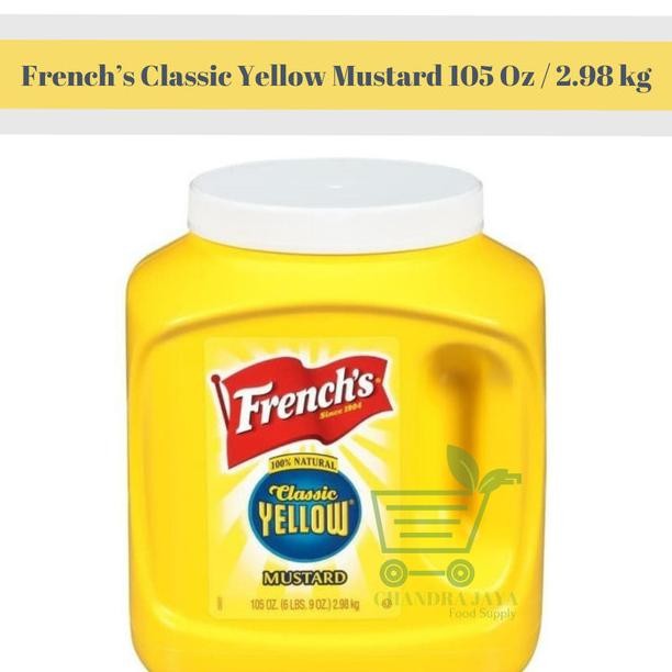 

FrenchS Classic Yellow Mustard 105 Oz / 2.98 Kg.