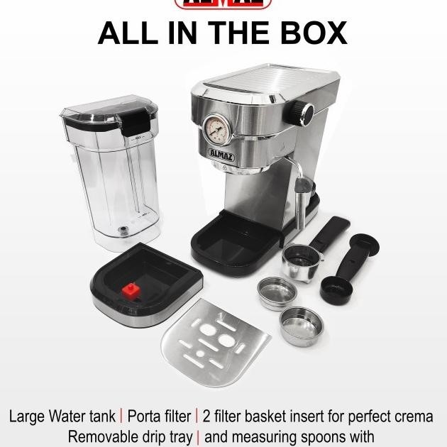 Almaz Espresso Coffee Maker Thermoblo Mesin Kopi Espresso Acm6851