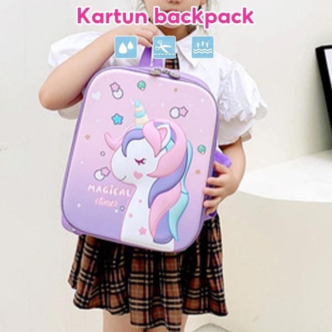 Tas Sekolah Anak Perempuan Tas Sekolah Unicorn Tas Sekolah Anak DS10
