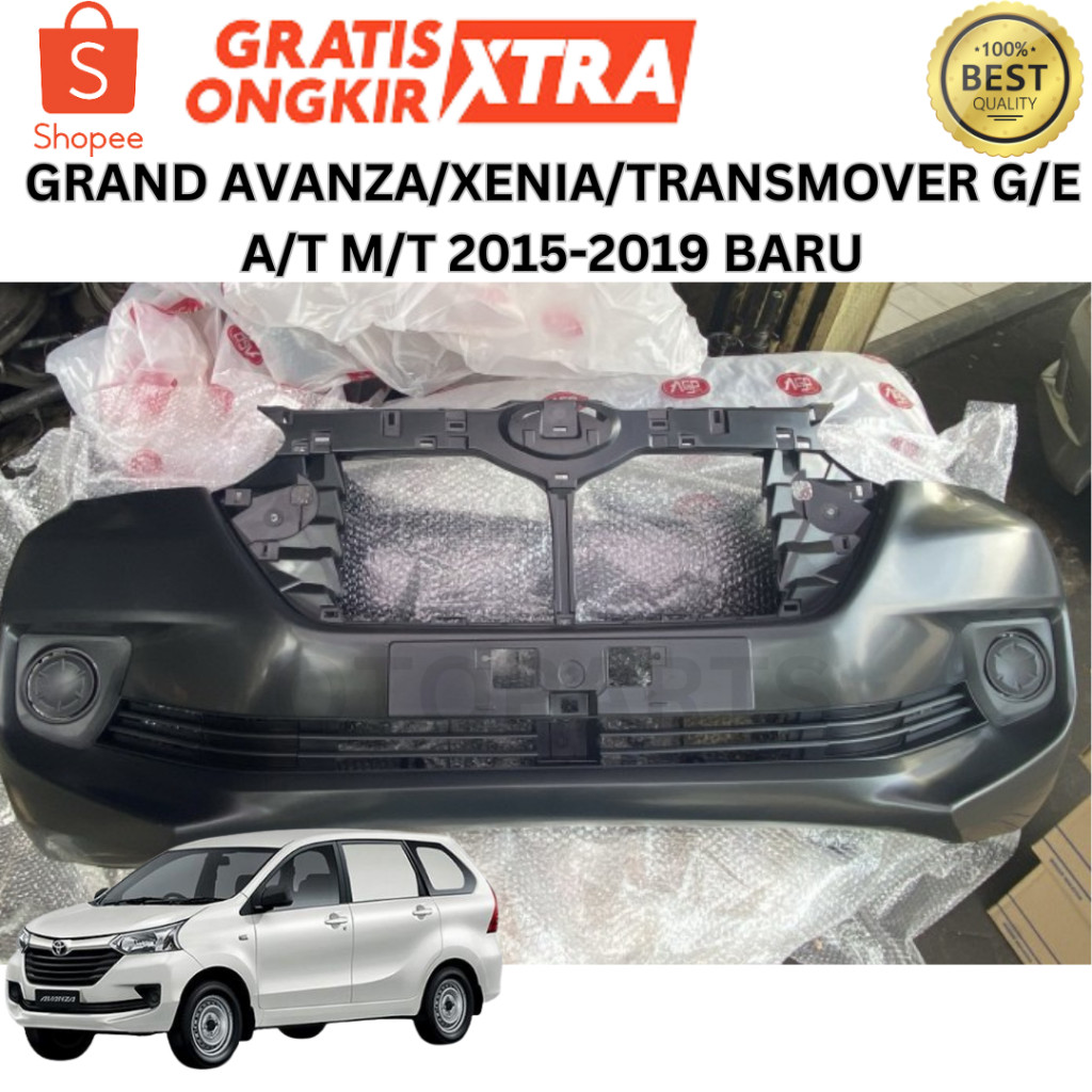 (PACKING EXTRA) BUMPER BEMPER DEPAN GRAND AVANZA GREAT XENIA TRANSMOVER TIPE G / E 2015 2016 2017 20