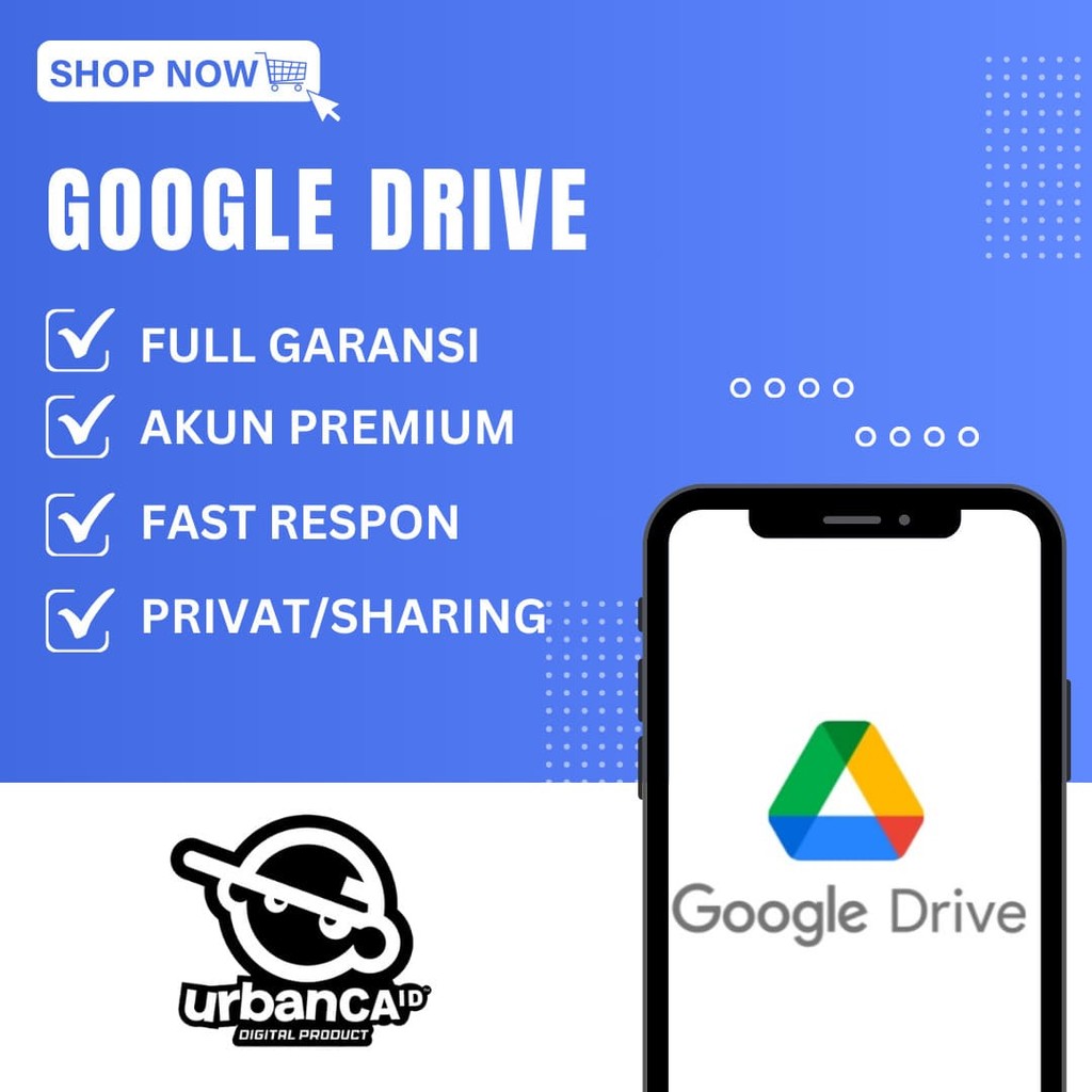 Gdrive Googledrive Unlimited Storage Lifetime / Bisa Digunakan Seumur Hidup Resmi Gdrive Workspace