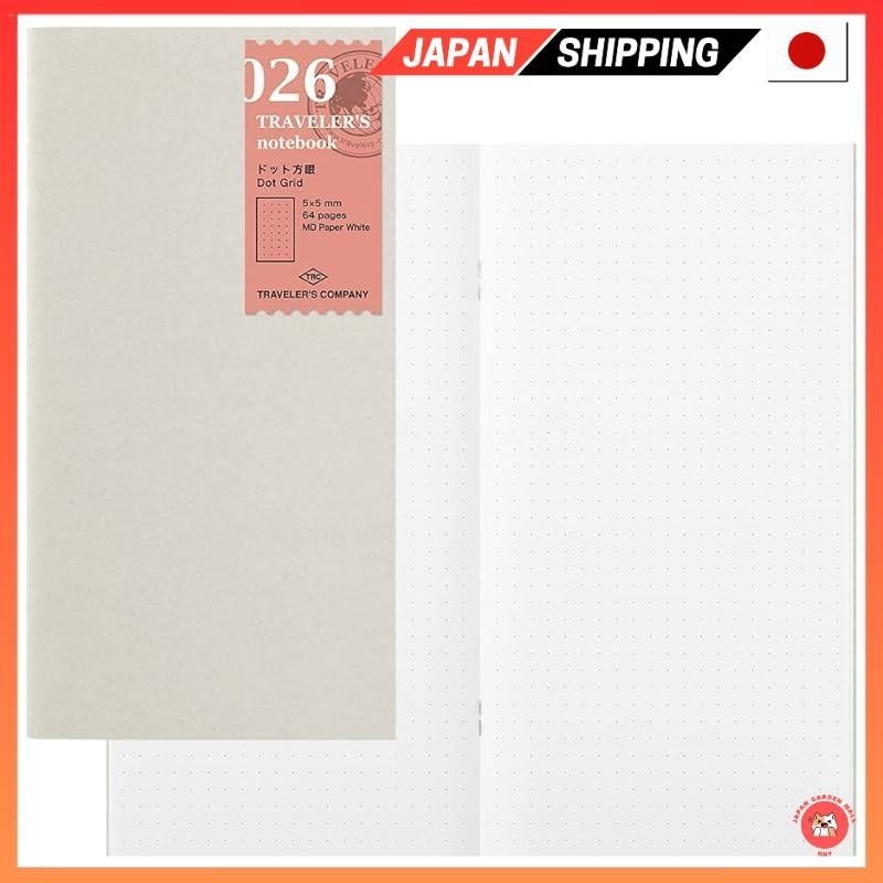 

【Langsung dari Jepang】Isi Ulang Buku Catatan Traveler's Company Dot Grid 3-Pak Ukuran Reguler 14400006 |B5HrCPbP|