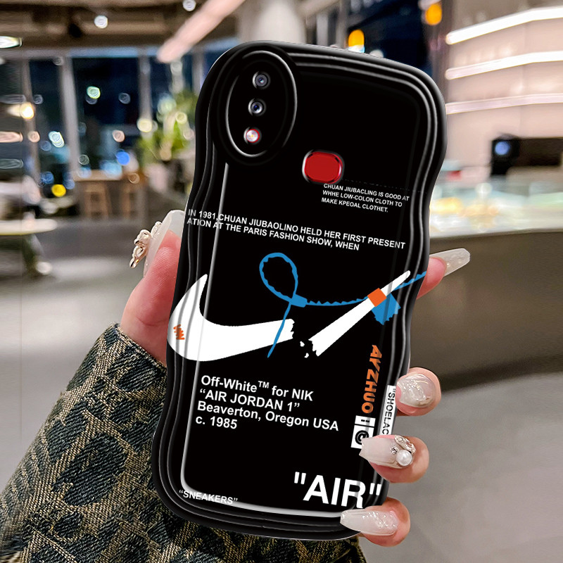 Casing Hp Untuk Samsung Galaxy A10s M01s Case Casing Kesing alur rusak Softcase gelombang transparan