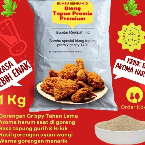 

Biang Tepung Prex Untuk Fried Chien / Ayam Crispy Ala Kfc Mcd 1 Kg (Si)