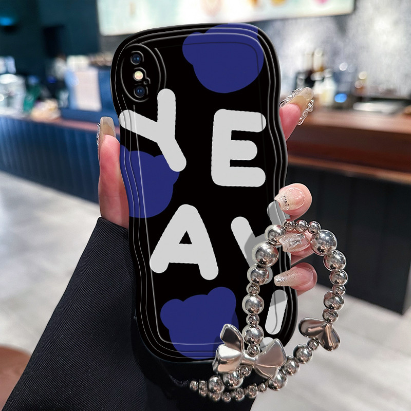 Casing Hp Untuk iPhone X XS Max Xr Case Casing Silikon Softcase Anti Drop rantai Kasing HP Kesing po