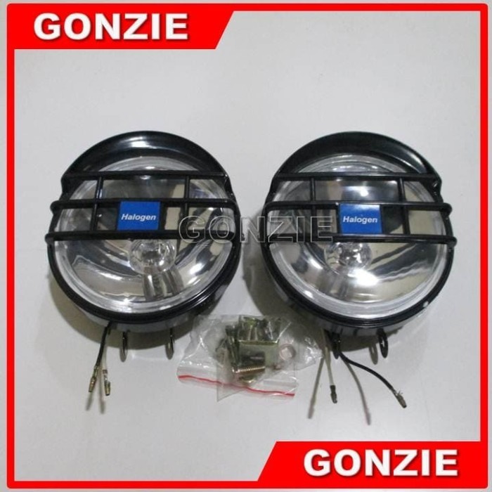 Fog Lamp/Lampu Kabut Mobil Motor Halogen 4,5 Inch Clear
