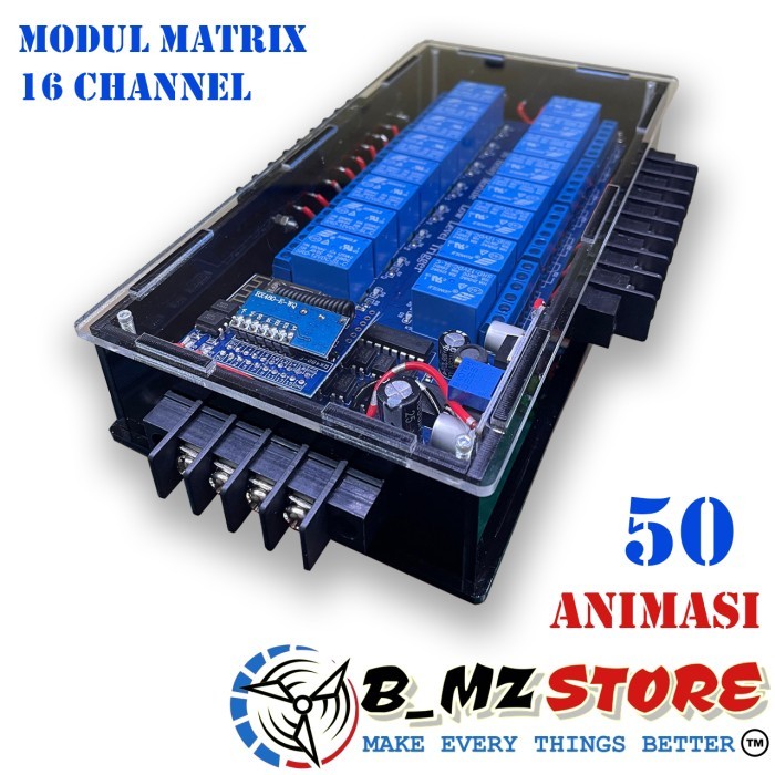 Modul Matrix 16 Channel Mini Laser D2 Biled - Modul LED Matrix 16 CH Mini Laser D2 Biled