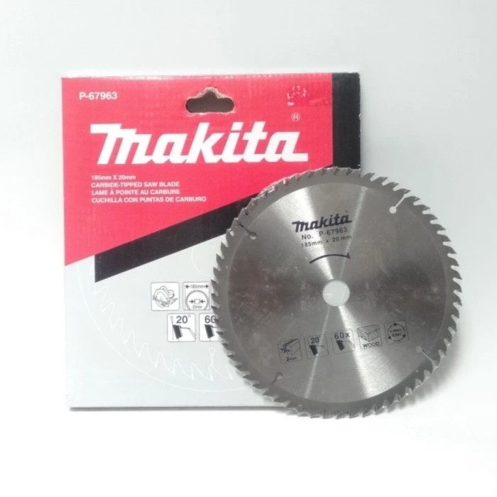 ready2 Mata Gerinda Potong Kayu 7.25 in 60T 60 T Teeth Makita Saw Blade