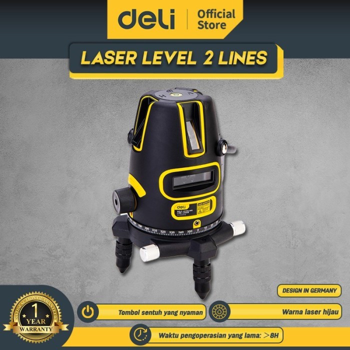 

newgan!! Deli Laser Level 2 Line / Laser Levelling 2 Garis EDL332302