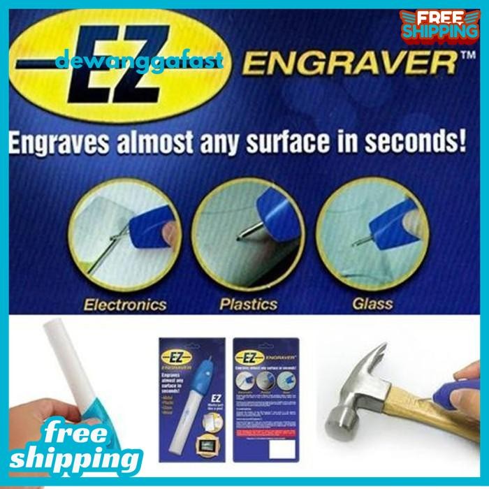 EZ ENGRAVER - PEN ALAT UKIR PAHAT GRAFIR CINCIN ELEKTRIK PRODUK TERBAIK