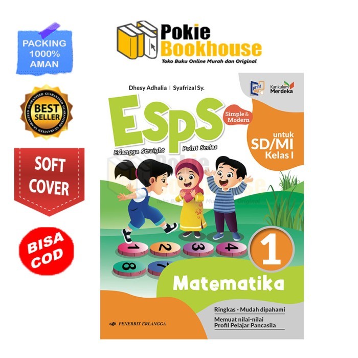 

ORIGINAL ESPS MATEMATIKA 1 UNTUK SD/MI KELAS I KUR MERDEKA ERLANGGA