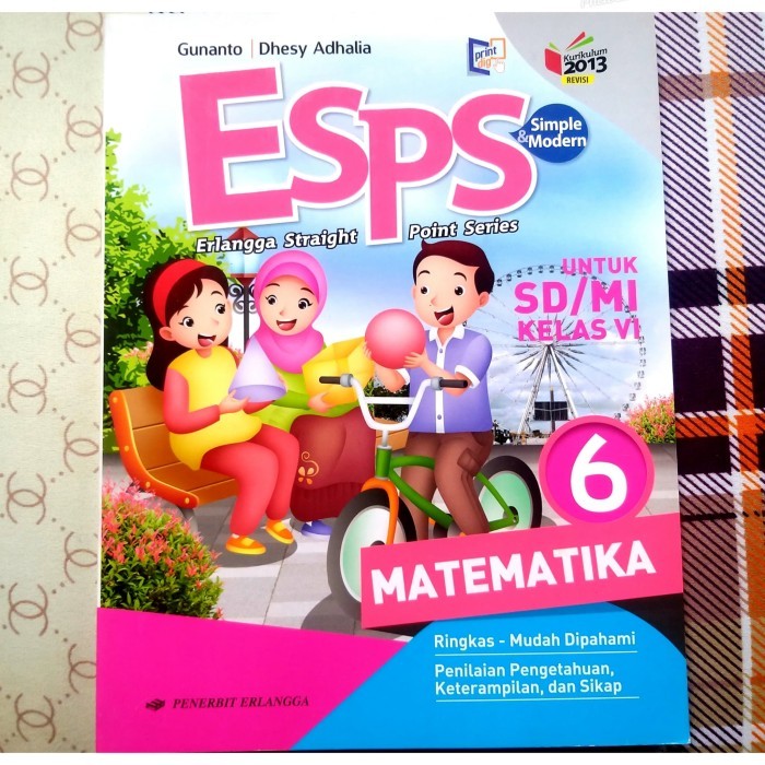 

BUKU ESPS MATEMATIKA SD MI KELAS 6 KURIKULUM 2013 ERLANGGA