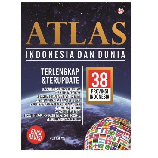 

BUKU ATLAS INDONESIA DAN DUNIA : TERLENGKAP DAN TERUPDATE (38 PROVINSI