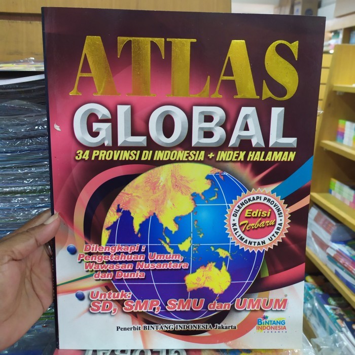 

Atlas global Indonesia dunia 34 propinsi