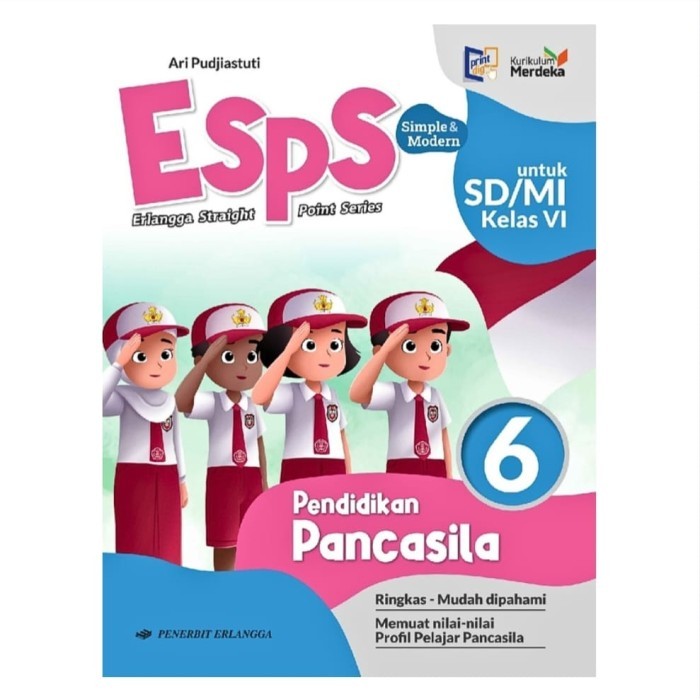 

Buku Esps Pancasila Kelas 1 2 3 4 5 6 SD Erlangga Kurikulum Merdeka