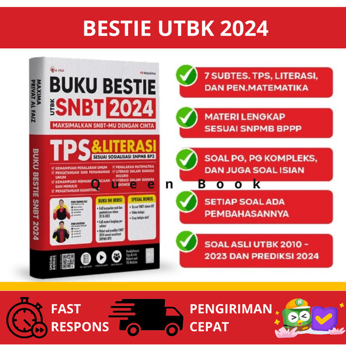 

Buku Bestie UTBK SNBT 2024 2025 TPS dan Literasi ALFAIZ Soal Terupdate