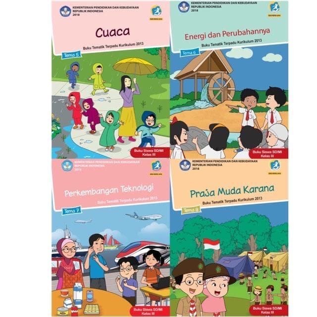 

Buku tematik kemendikbud kls 3 tema 5-6-7-8 semester 2 revisi 2018
