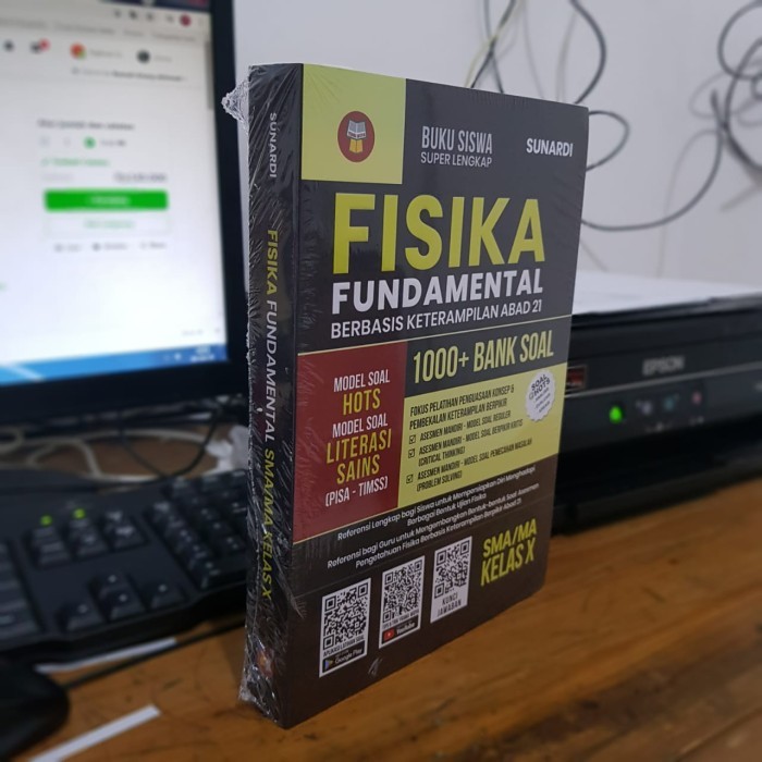 

BUKU FISIKA FUNDAMENTAL 1000+ BANK SOAL UNTUK SISWA SMA/MA Kelas 10