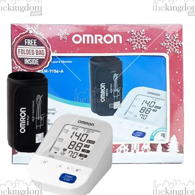 Omron Hem-7156T-A 7156A Blood Pressure 7156Ta Tensi Tensimeter 7156 Ta - Hem-7156A,Plastik