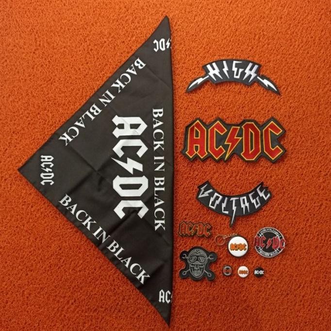 

%$%$%$%$] BACKPATCH BORDIR EMBLEM ACDC SATU SET PREMIUM SUPER MURAH