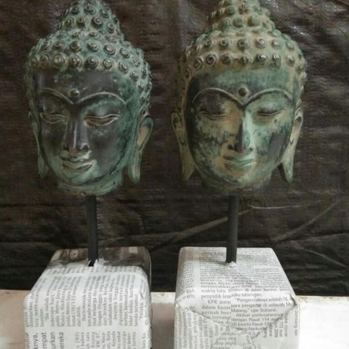 ------] Kepala Buddha Buddha Head no 5