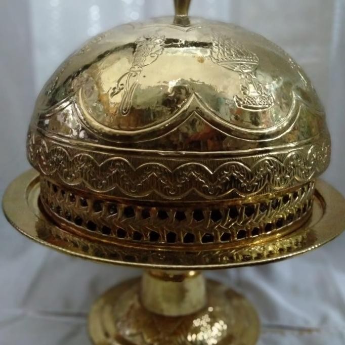 /////] Dulang bahan kuningan Besar 40 cm 2