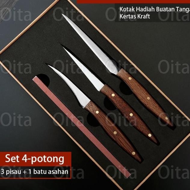 

Pisau Ukir Buah Pisau Garnish Set Isi 4 Pisau Carving Alat Ukir Buah
