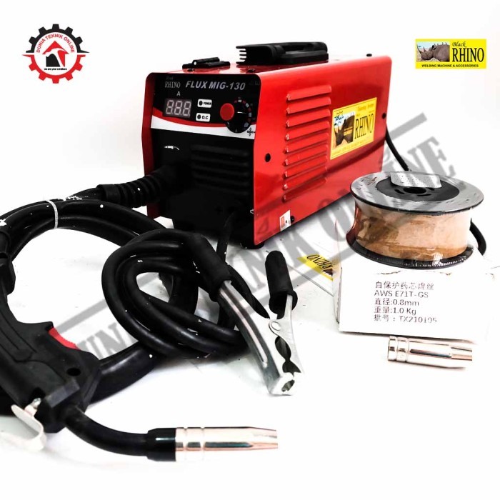 kosnew@ BARU Mesin Las MIG RHINO / Travo Las RHINO MIG-130 / Inverter MIG 130A