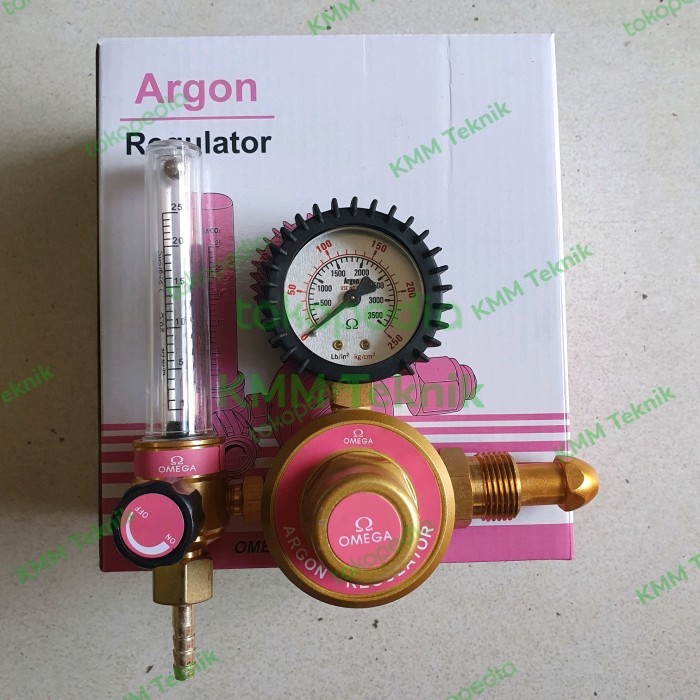 kosnew@ OMEGA REGULATOR LAS ARGON REGULATOR GAS ARGON TIG LAS STAINLESS TRAVO
