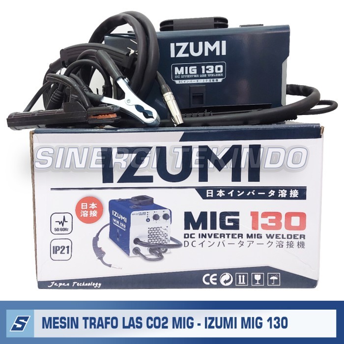 kosnew@ Mesin Las MIG CO2 Trafo Las MIG - IZUMI Travo Las MIG Inverter 130