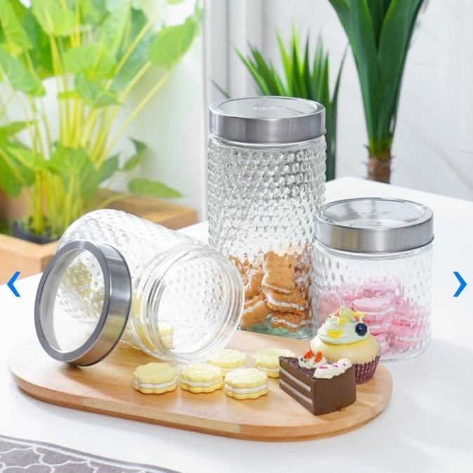 KRISHOME SET TOPLES KACA 3 PCS