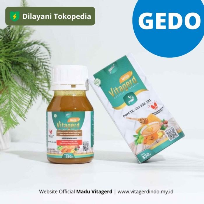 

Madu Vitagerd Vita Gerd Original Bpom Herbal Lambung Asli Terlaris